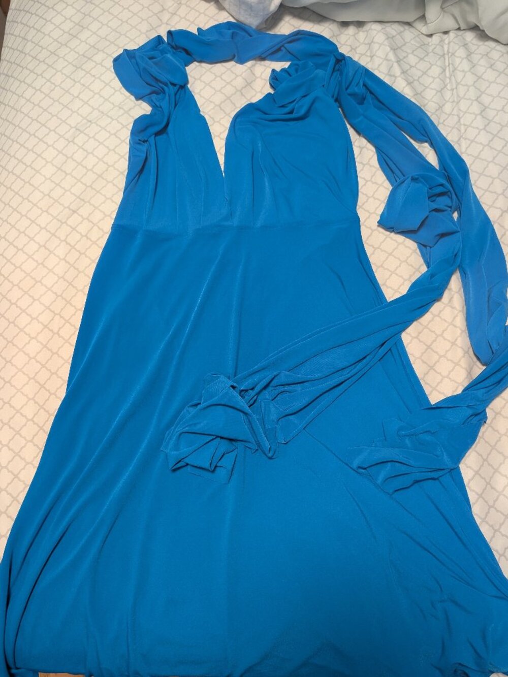Vintage multi way knee length dress